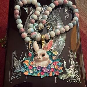 Kirks Folly Bunny Necklace